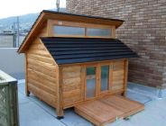 ミニチュアシュナウザーの犬小屋防音タイプ 27.外置きの防音犬小屋